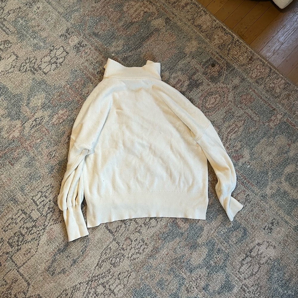 Target Cream Cowl Neck Sweater